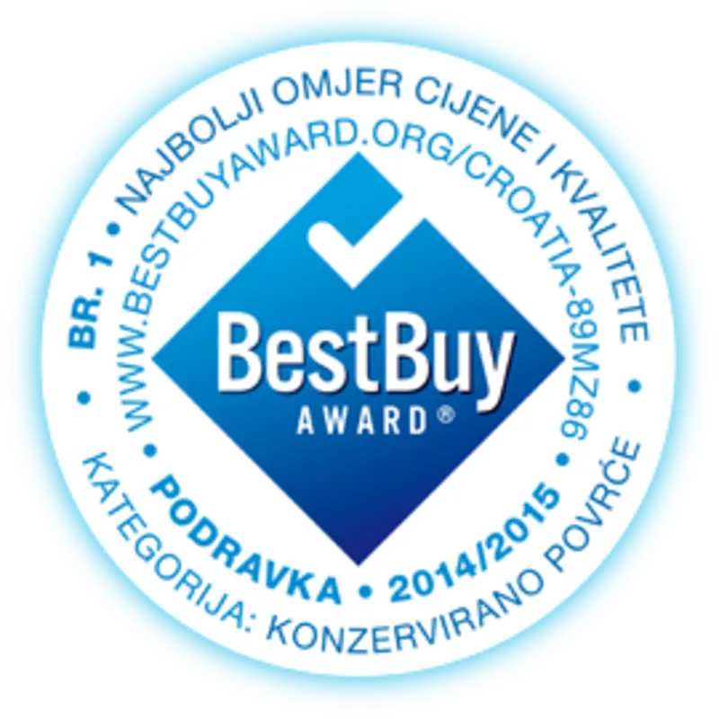 BestBuy AWARD 2014/2015 - Konzervirano povrće, PODRAVKA
